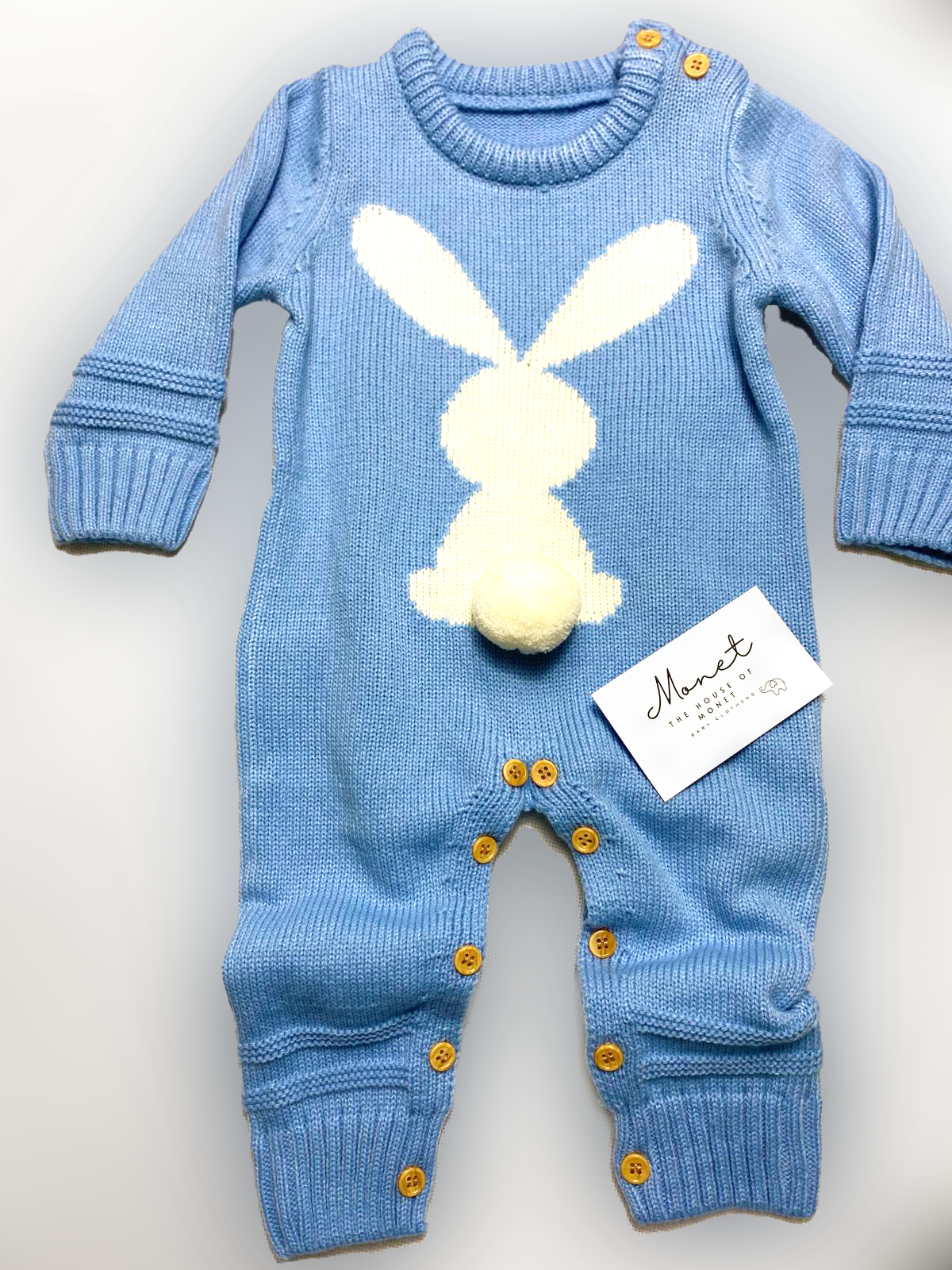 'Pom Pom' Bunny Romper