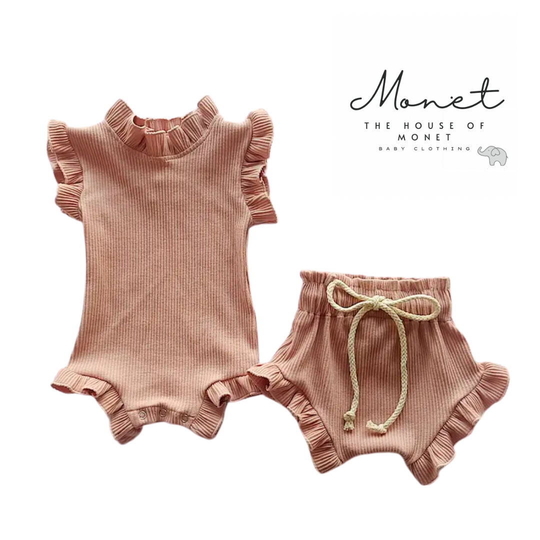 'Rose Frill' 2-Piece