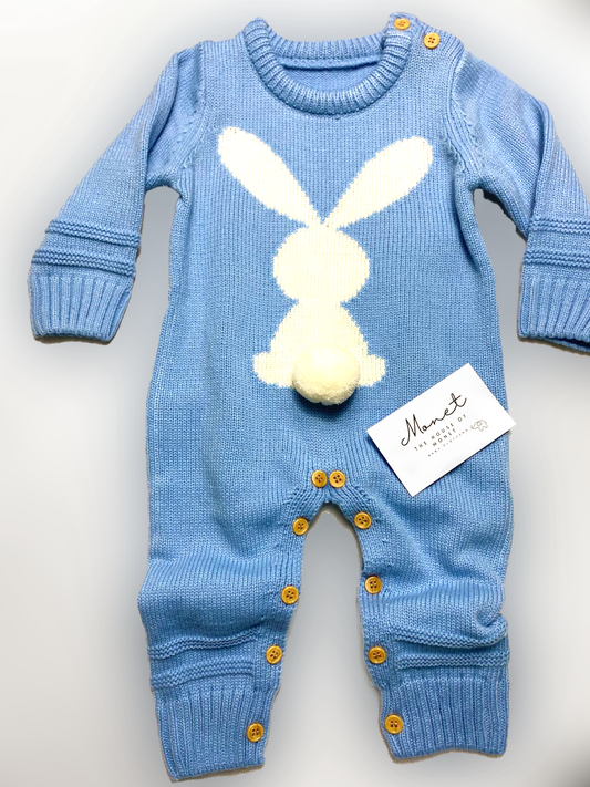 'Pom Pom' Bunny Romper